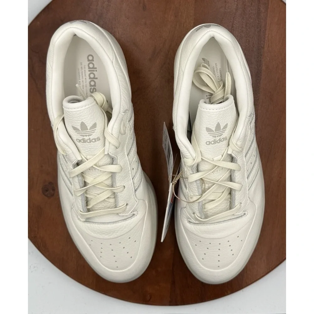 Adidas Rivalry‎ Leather Lux Low Sneakers Cream White/Alumina Men's 11.5/W12.5